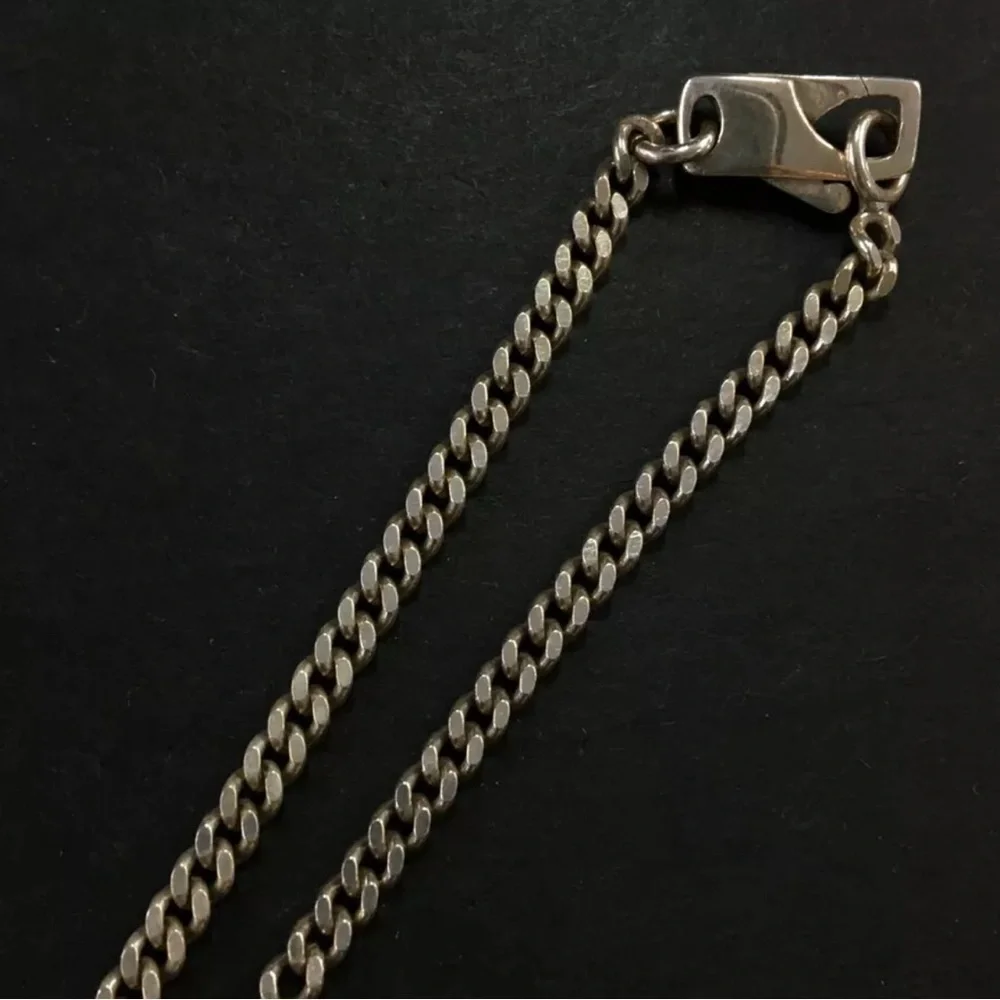 Authentic GUCCI Interlocking G Silver 925 Pendant Necklace